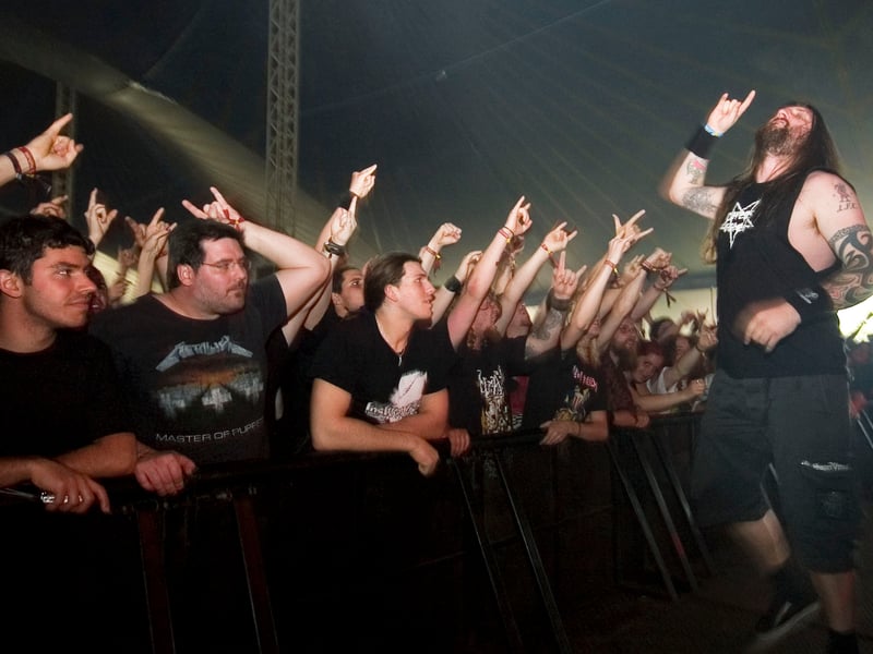 Orange Goblin performing live at the 2007 Download Festival at Donington Park, UK. 9th June 2007.