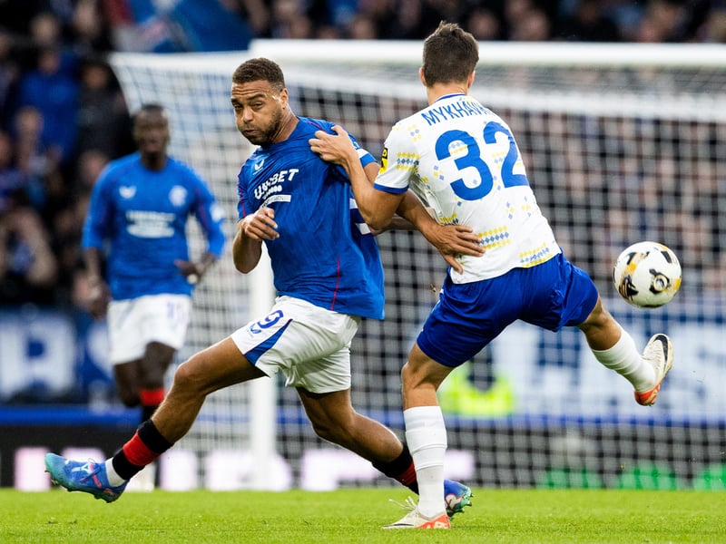 Plenty of huff and puff from Rangers' No 9, but he got limited change out of the Dynamo Kyiv defence and was forced to feed off limited service. A frustrating night for the Nigerian. 5