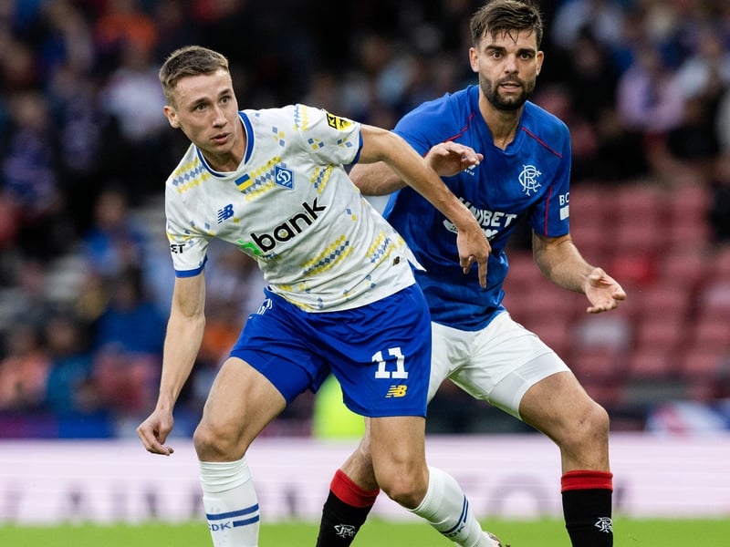 The Dutchman looked far more assured than his debut last weekend against Motherwell. Had kept Dynamo Kyiv's attack in reasonable check until Jefte's red card. 6
