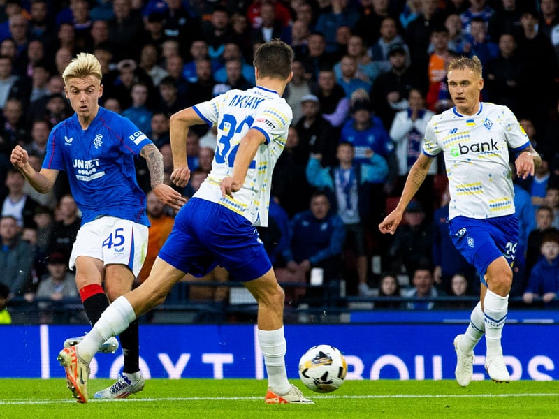 Saw plenty of the ball in the first half and spurned Rangers' best chance in that period, his shot too tame to trouble Gregory Buschchan in the Dynamo Kyiv goal. Lots of energy but not enough quality in the final third - which is why he was replaced by Vaclav Cerny at the break. 4