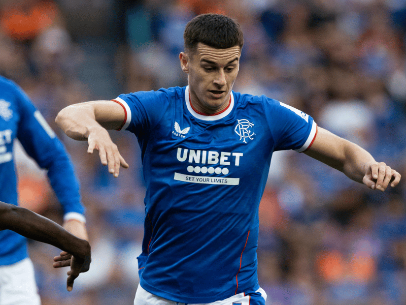 The summer signing from Derby County made his Champions League debut in the 3-0 win over Union Saint-Gilloise and, two years on, he remains very much part of the Rangers starting XI.