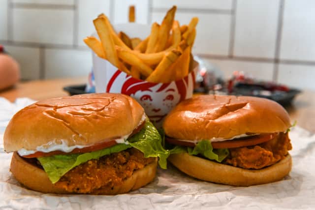 Wendy's Burgers opens their new outlet at Arena Square in Sheffield