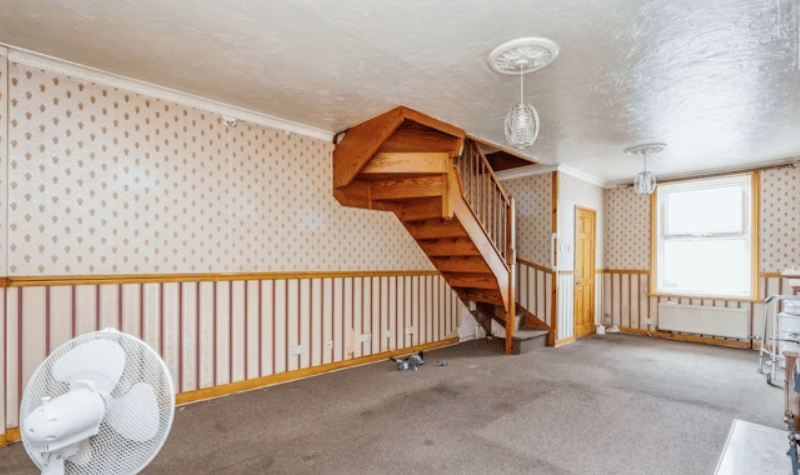 This home is being sold for £190,000 and it is the cheapest house in Portsmouth on Purple Bricks.