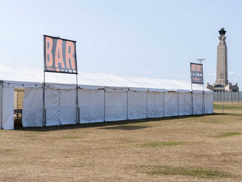 The bar has been spotted at the Victorious set up site. 