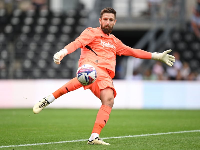 The Derby goalkeeper earnt an 8.3 rating after keeping a clean sheet against Middlesbrough