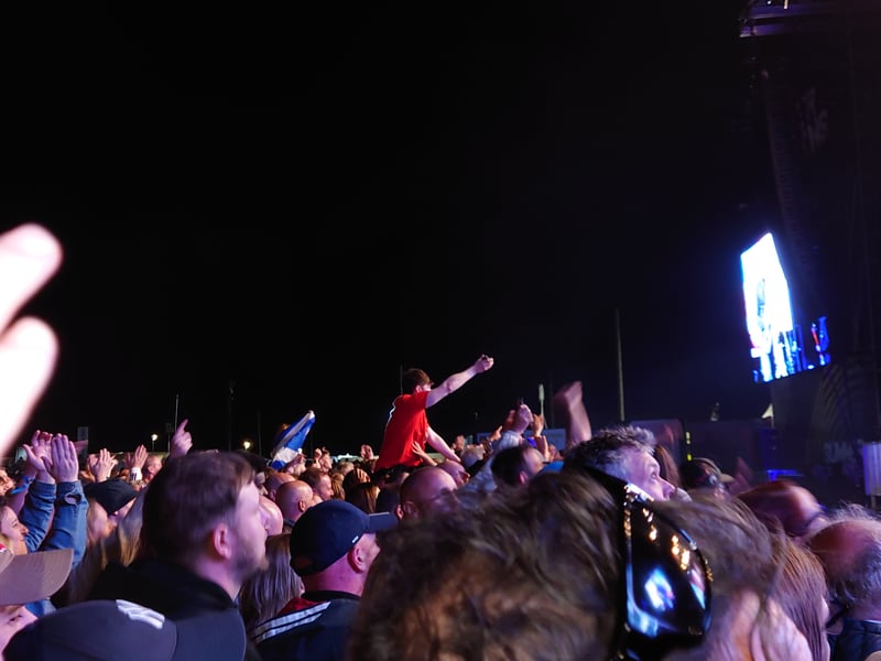 The crowd was bouncing along later in the day to tracks by the View, Embrace and headliners Ocean Colour Scene, at Summer Sessions Edinburgh 2024.