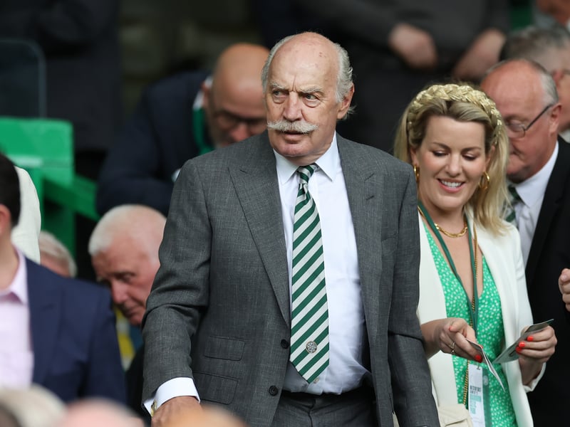 The largest individual shareholder within Celtic Football Club and ranked by the Sunday Independent as the ninth-richest person in Ireland, Desmond tops our list with a reported net worth of £2billion.