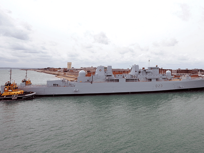 HMS Bristol, a Portsmouth-based former Harbour Training Ship, is set to be replaced with another vessel. She was decommissioned in 2020.