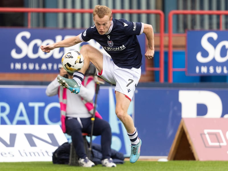 Den's Park was less than half full as Dundee thrashed Airdrieonians 6-1 in the Premier Sports Cup.