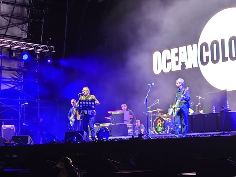 The Birmingham band continued their 85-minute set with a haunting version of 'My Shadow', and anti-war song 'Profit in Peace', which resonated especially in today's climate of conflict. There was also a storming cover version of Beatles classic 'Day Tripper' and a beautiful rendition of fans' favourite 'Robin Hood' which Fowler finished with a line from Oasis track 'Live Forever'.
Some more recent songs followed before a blistering version of '100 Mile High City'. The biggest singalong of the festival was reserved for the headliners' final track, Britpop classic 'The Day We Caught the Train'.