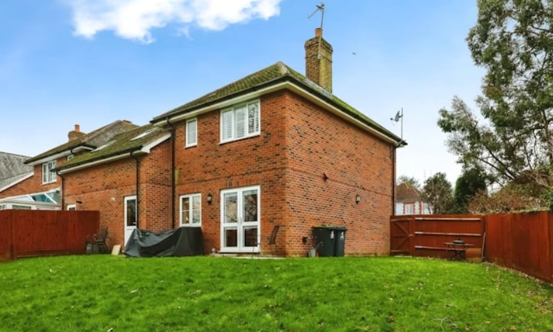The garden is a very good size and would be perfect for entertaining friends and family in the summer.