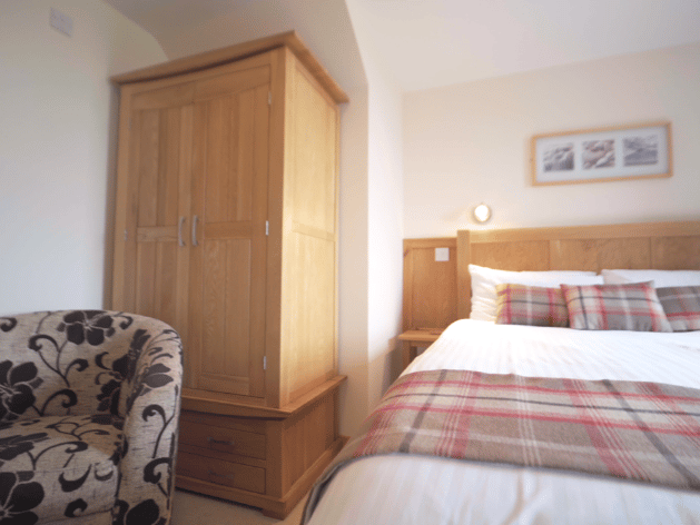 Inside another of the Orkney hotel's bedrooms.