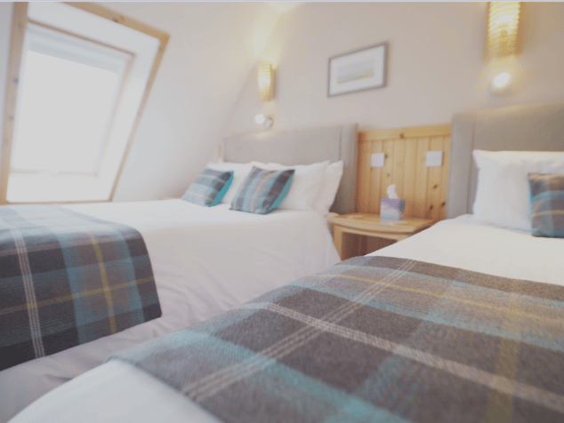 Guests can stay in rooms such as this.