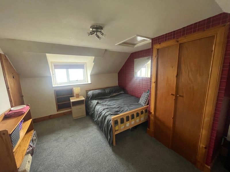 Inside of the Point Cottage bedrooms, which serve as staff housing