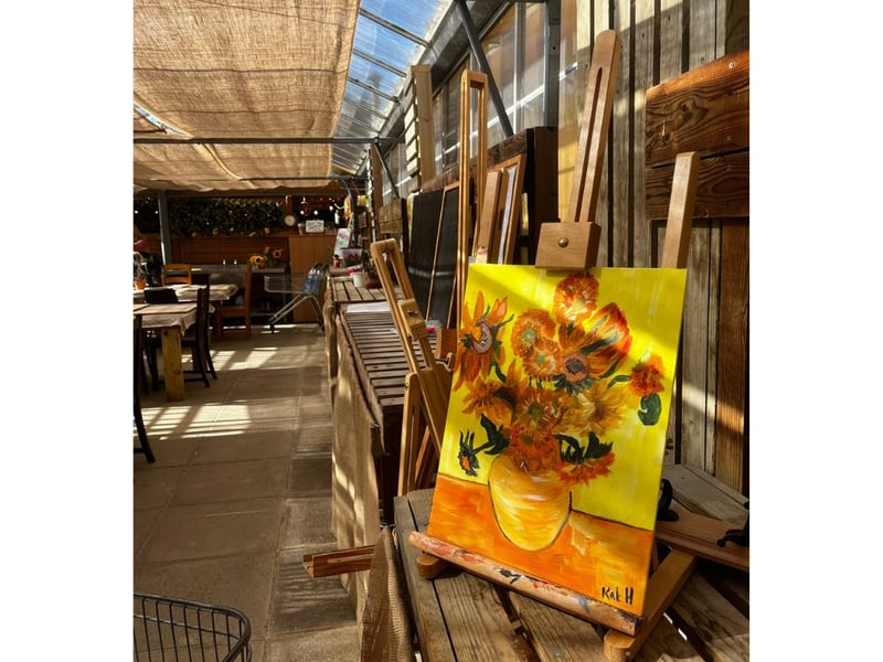 The Sunflower Art Collective run a number of courses, from Junior groups, new starters as well as an Art for Wellbeing course to help people struggling with mental health issues.