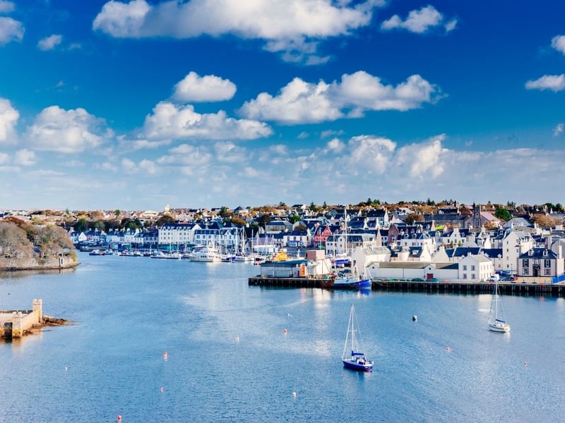 Comhairle nan Eilean Siar Council, including the town of Stornoway (pictured), takes fifth spot when it comes to standards of nursery provision. There are 1,257 under-fives in the area, with 4.8 nurseries per 1,000 under-fives rated excellent in at least one category.