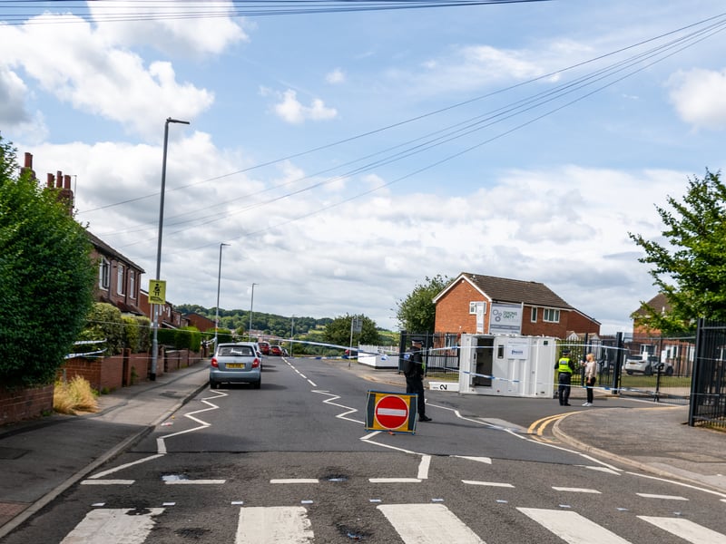 Initial enquiries suggest the victim, aged in his forties, had delivered a package to an address about half a mile away.