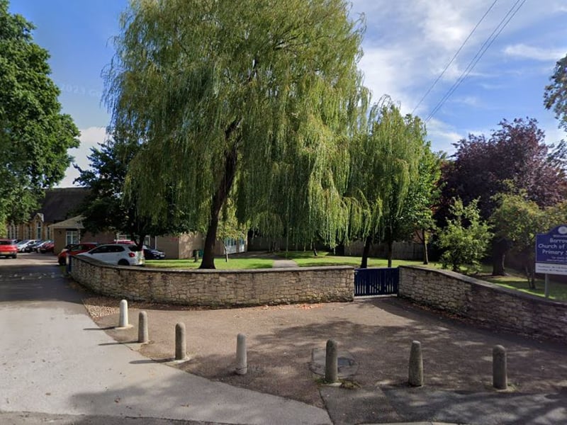 This is an Anglican primary school in Barrowby, just out of Grantham, Lincolnshire.
In the 2022/23 academic year, 86% of its pupils met the expected standards in reading, writing and maths, compared to an average of 56% locally and 60% nationally.