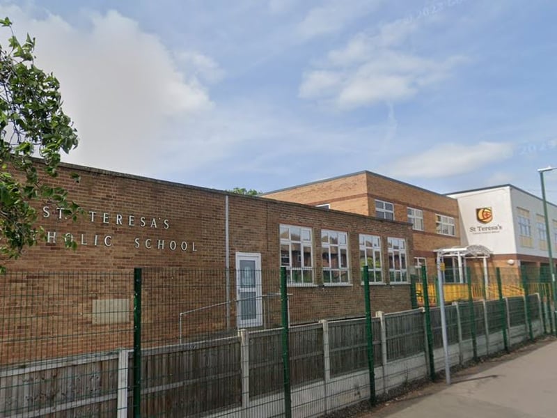 St Teresa’s is a Catholic primary school in Nottingham.
In the 2022/23 academic year, 95% of its pupils met the expected standards in reading, writing and maths, compared to an average of 58% locally and 60% nationally.