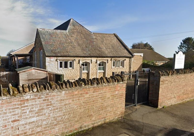 This is an Anglican primary school just out of Kettering, North Northamptonshire.
In the last academic year, 87% of its pupils met the expected standards in reading, writing and maths, compared to an average of 56% locally and 60% nationally.