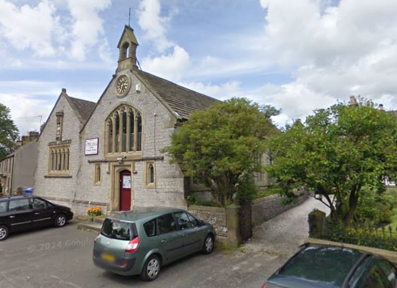 This is an Anglican village primary school in Litton, Derbyshire.
In the 2022/23 academic year, 86% of its pupils met the expected standards in reading, writing and maths, compared to an average of 59% locally and 60% nationally.