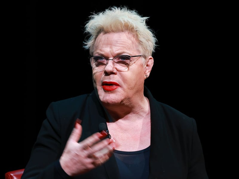 Standup and actor Eddie Izzard is a patron of the Edinburgh Festival Fringe has been seen catching a few shows during August.