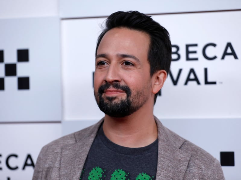 Hamilton star Lin-Manuel Miranda unexpectedly joined comedian Jason Byrne onstage to do an improvised rap about audience memebrs.
