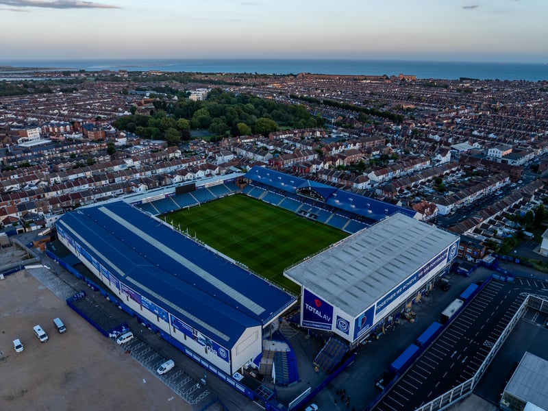 The spectacular drone images and video showcasing Fratton Park in all her glory with £15m renovations completed.
