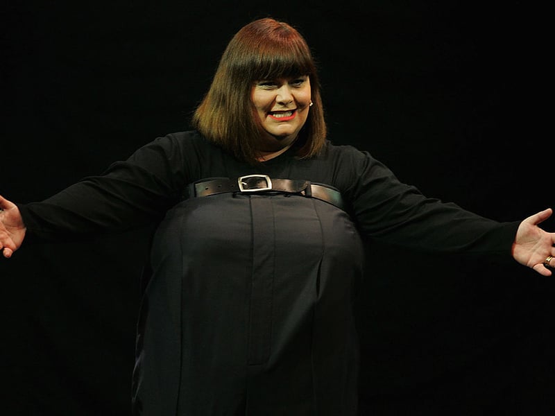 Dawn French has been out-and-about in the Capital enjoying comedy shows.