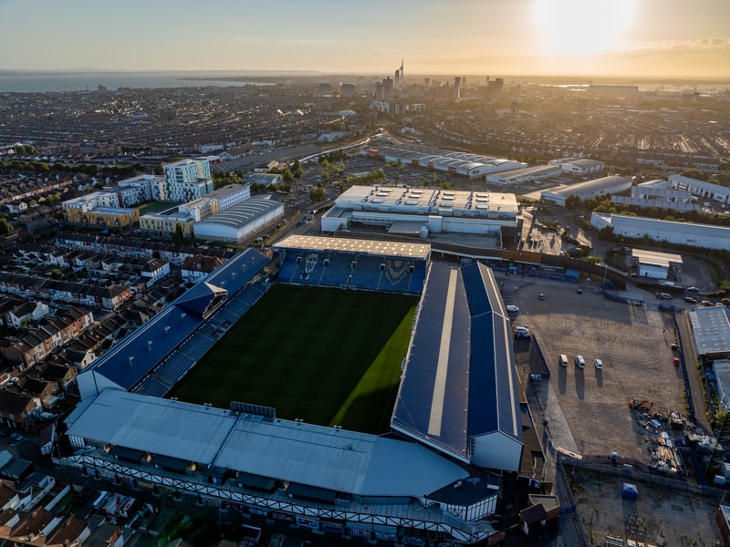 The spectacular drone images and video showcasing Fratton Park in all her glory with £15m renovations completed.