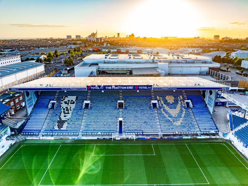 The spectacular drone images and video showcasing Fratton Park in all her glory with £15m renovations completed.
