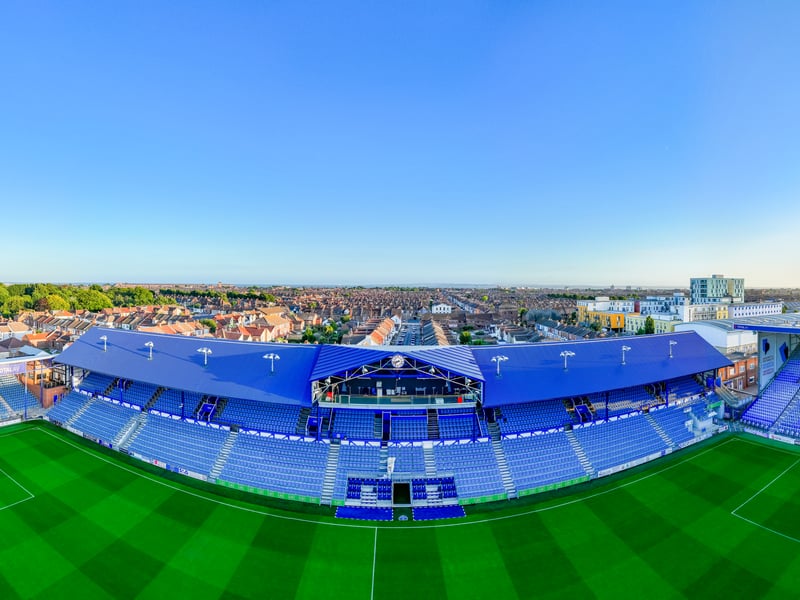 The spectacular drone images and video showcasing Fratton Park in all her glory with £15m renovations completed.