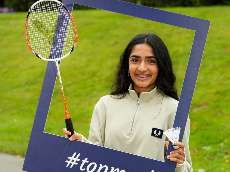 Sia, a Junior England badminton star and student at The Grammar School at Leeds (GSAL), has achieved top marks in her GCSEs.