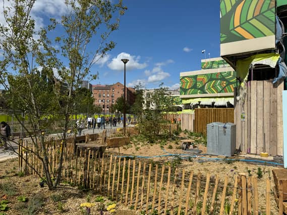 Work on the Broad Marsh Green Heart project is gathering pace