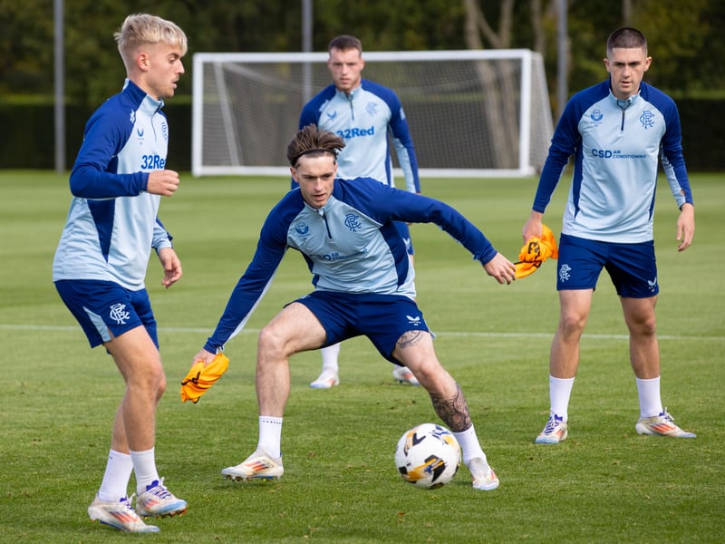 The Northern Ireland international (left) came off the bench to score his first goal of the season against St. Johnstone last week. With Scott Wright a doubt and Rabbi Matondo linked with a transfer departure, McCausland will is expected to start on the left against Ross County.