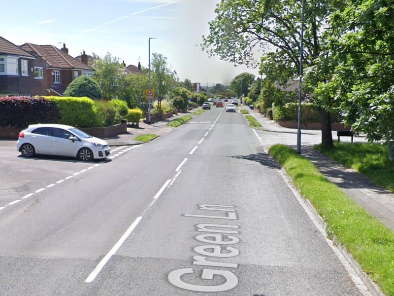 Green Lane - Kirkwood Way to Moseley Wood Drive - Adel and Wharfedale.