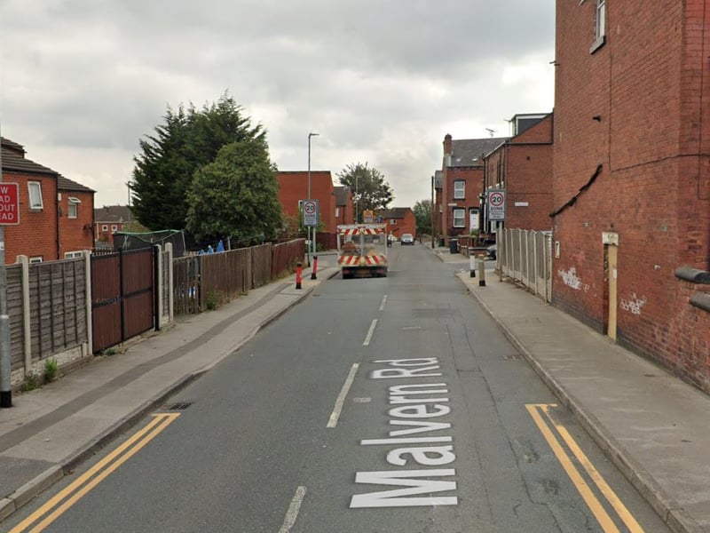 Malvern Road - Cemetery Road to Cl Roundabout St Lukes Road - Beeston and Holbeck.