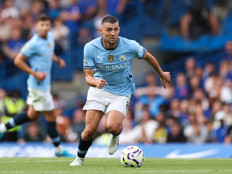 In the first post-Rodri team selection, ex-Chelsea man Kovacic could come into the side as he did against Arsenal last week.