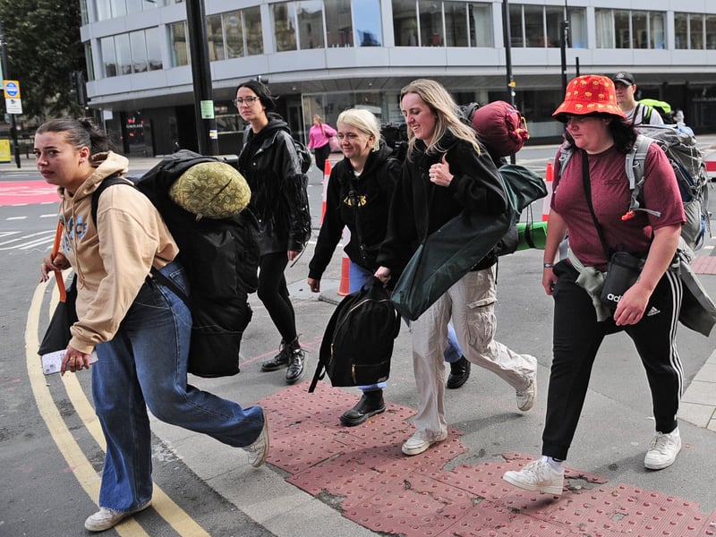Leeds Festival goers had the long journey home ahead of them today after a weekend of partying