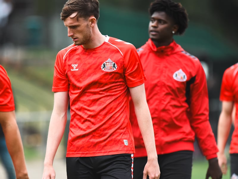 Joe Anderson started at left-back but moved to centre-back after the break as Sunderland's defensive line improved. 6