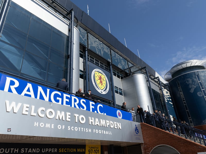 A general shot of Hampden Park ahead of the game - which Rangers fans are hoping will be their final one before returning to Ibrox.
