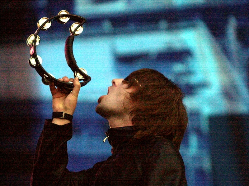 Liam Gallagher was in great form at the gig and raved about the Scottish audience.