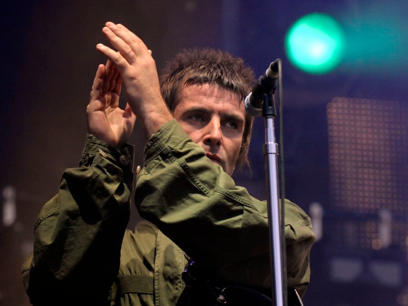 Oasis opened their Murrayfield set with 'Definitely Maybe' classic 'Rock 'n' Roll Star'.