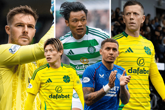 Here is the combined Celtic and Rangers XI ahead of this weekend's first Old Firm clash of the season. Cr: SNS Group.