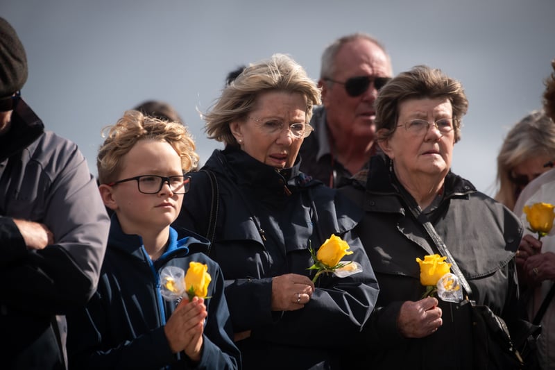 Jeremy Freckleton 22 poignant scenes of Freckleton Air Disaster 80th anniversary memorial ...