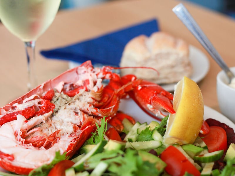 Fresh from the Sea is located in Port Isaac, Cornwall. The Good Food Guide says: “Calum and Tracey Greenhalgh's tiny, no-fuss daytime café (just round the corner from the acclaimed Outlaw’s New Road) is all about fish and shellfish. The catch from the Evan George, Calum's boat, takes centre stage and responsible fishing is the name of the game.”