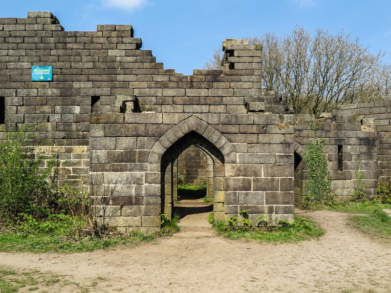 Commissioned by Lord Leverhulme, construction of Rivington Castle - a replica of Liverpool Castle - began in 1912 and works continued until his death in 1925. Sadly, the structure was never finished but its remains are still there today. 