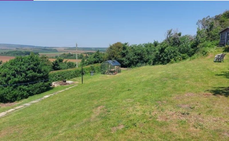 This property is surrounded by stunning country views. 