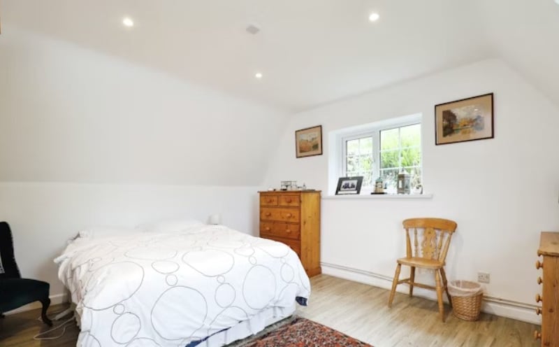 This home comes with four bedrooms.