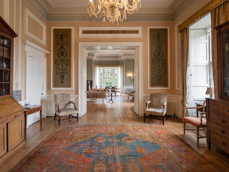 The Robert Adam-designed mansion has all the superior finishes and lines you would expect with finery scattered throughout the vast interior. 